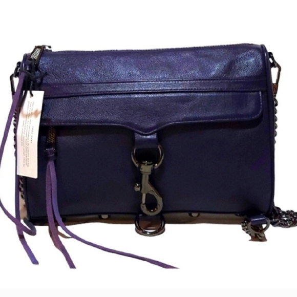 BNWT Rebecca Minkoff Purple Crossbody Bag - Picture 1 of 16